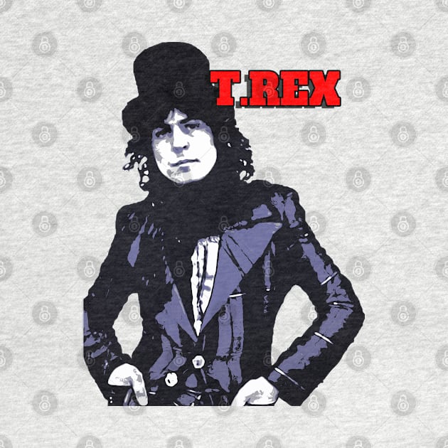 T.Rex (Mark Bolan) Blue version by RoxanneG